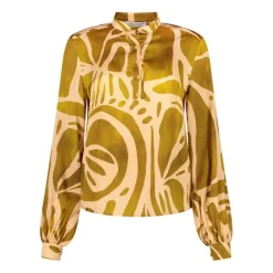 Amaya Amsterdam Milly Blouse Olijf Online
