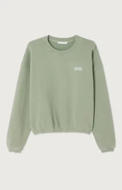 American Vintage Sweater Groen IZU03AE25 Discount