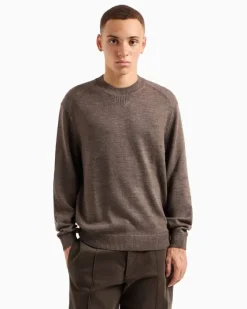 Armani Exchange Pullover Bruin 6DZM1F ZM1LZ Best