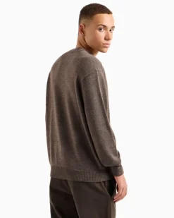 Armani Exchange Pullover Bruin 6DZM1F ZM1LZ Best