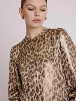 Berenice Blouse Leopard 19CYRIL4IHT Discount