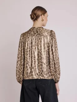 Berenice Blouse Leopard 19CYRIL4IHT Discount