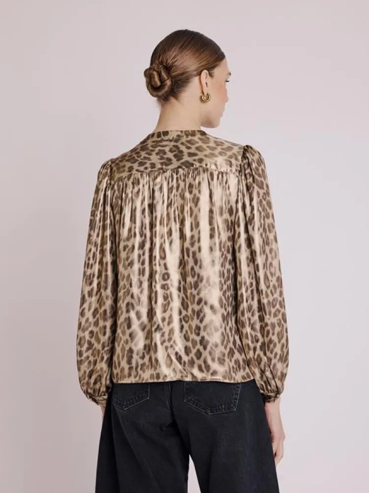 Berenice Blouse Leopard 19CYRIL4IHT Discount