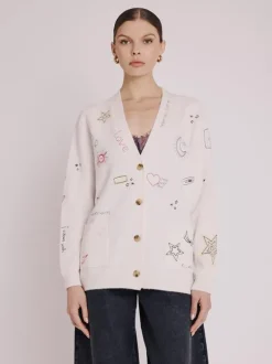 Berenice Cardigan Off-white 19GIULIO6AMT Online