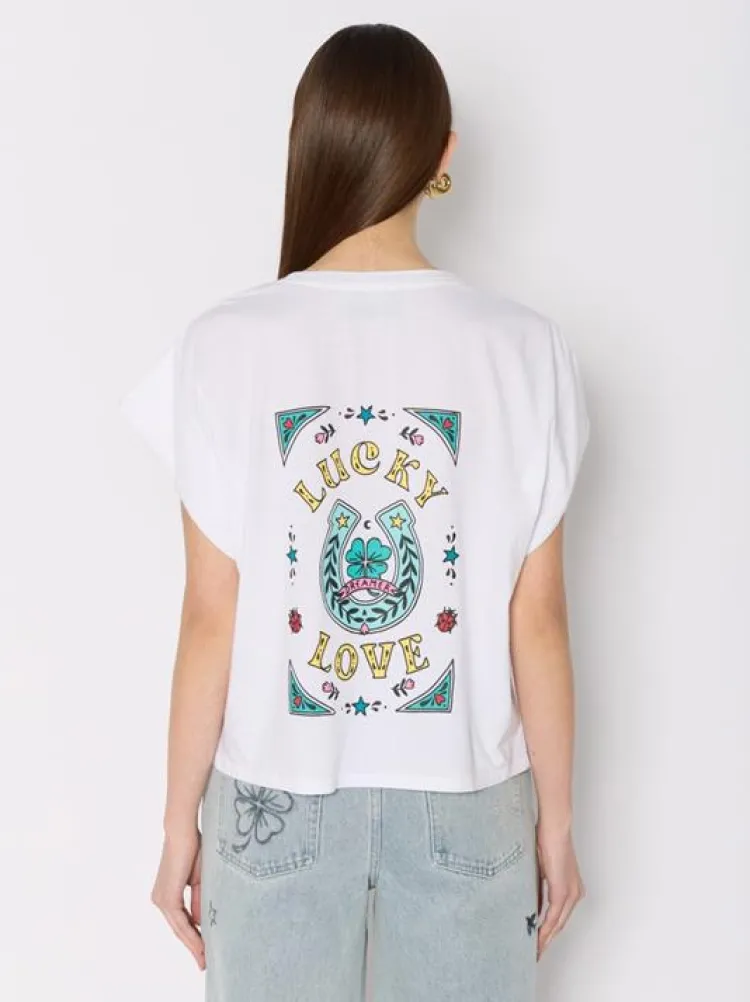 Berenice T-shirt Wit Teluck Hot