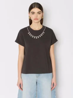 Berenice T-shirt Zwart Tejewel Clearance
