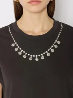 Berenice T-shirt Zwart Tejewel Clearance