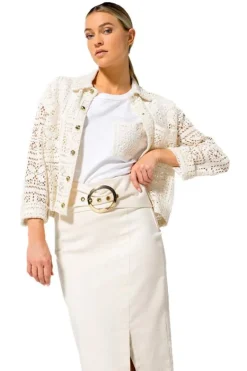 Caroline Biss Blazer Wit 1856