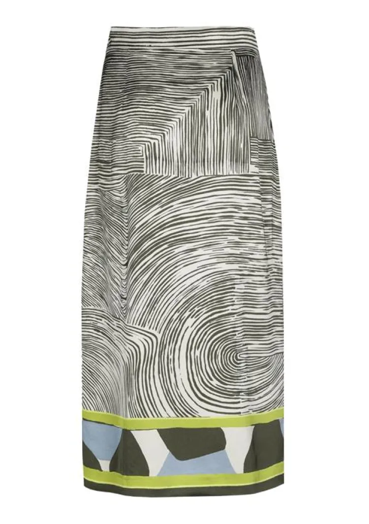 Caroline Biss Rok Groen 1754