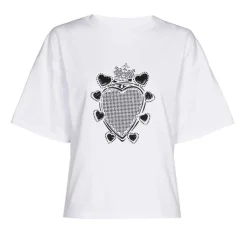 Caroline Biss T-shirt wit 4932 Hot