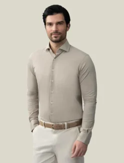 Cavallaro Napoli Overhemd 110251049 Groen Clearance