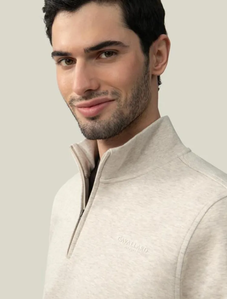 Cavallaro Napoli Sweater 120251003 Wit Discount
