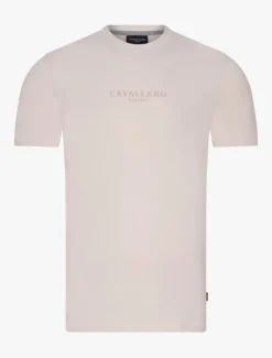 Cavallaro Napoli T-Shirt 117251000-18 Beige Hot