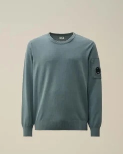 CP Company Pullover Lichtblauw 18CMKN086A Discount
