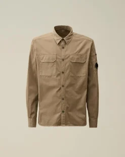 CP Company Shirtjacked Beige 17CMSH140A Clearance