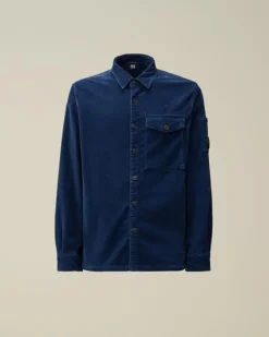 CP Company Shirtjacket Blauw 17CMSH160A Outlet