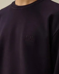 CP Company Sweater 17CMSS060B Paars Clearance