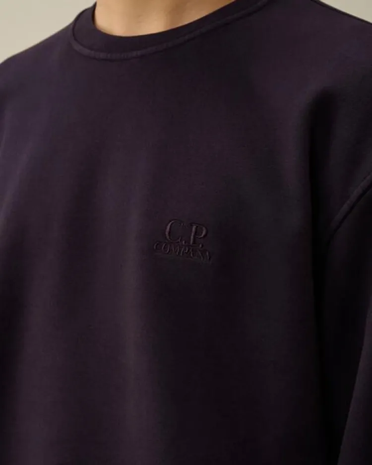 CP Company Sweater 17CMSS060B Paars Clearance