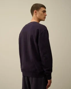 CP Company Sweater 17CMSS060B Paars Clearance