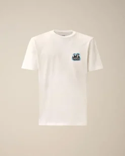 CP Company T-shirt Wit 16CMTS286A Sale