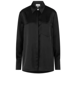 DANTE6 Dante 6 Blouse Louda Satin Zwart