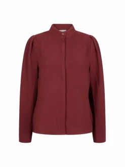 DANTE6 Dante 6 Honoré Pleated Sleeve Blouse Rood Best