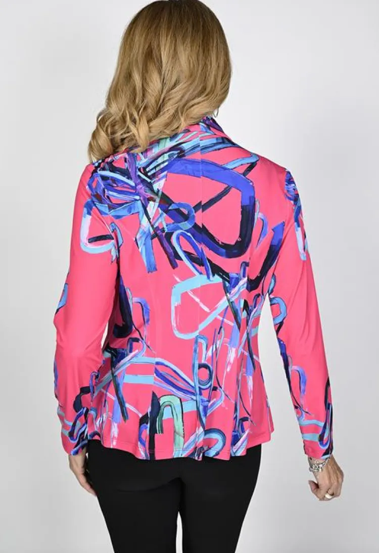 Frank Lyman Vest Fuchsia Clearance