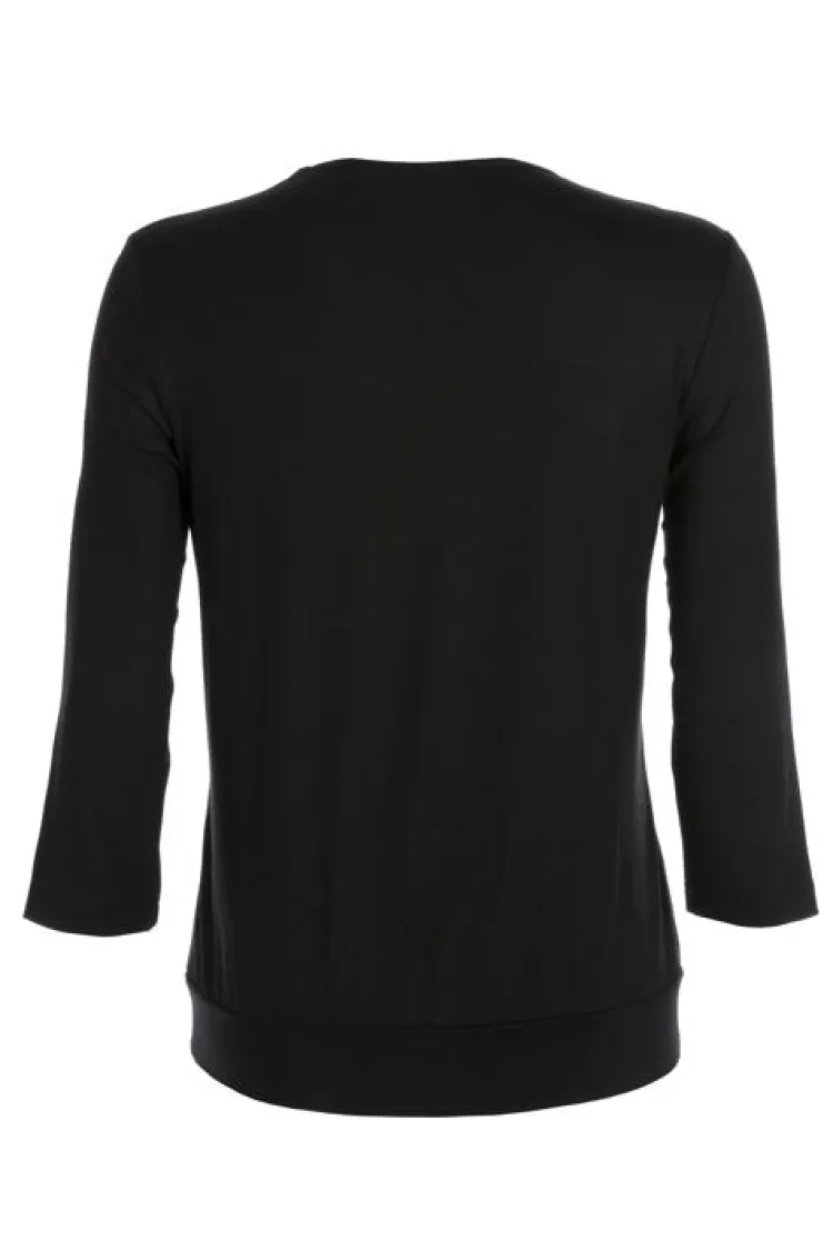 Frank Walder Top NOS-722426000 Zwart Outlet