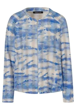 Frank Walder Vest Blauw Dessin
