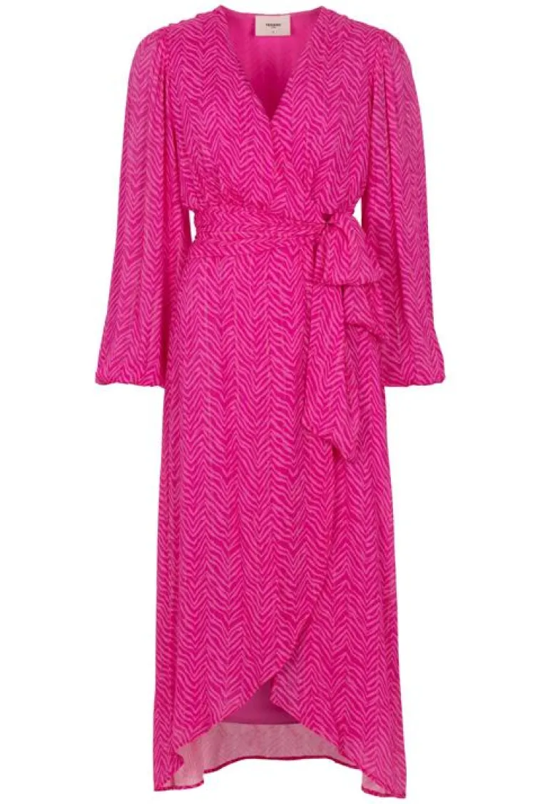 Freebird Jurk Blossom Ss Wv-Vis-Wave-Lurex-24-2 New
