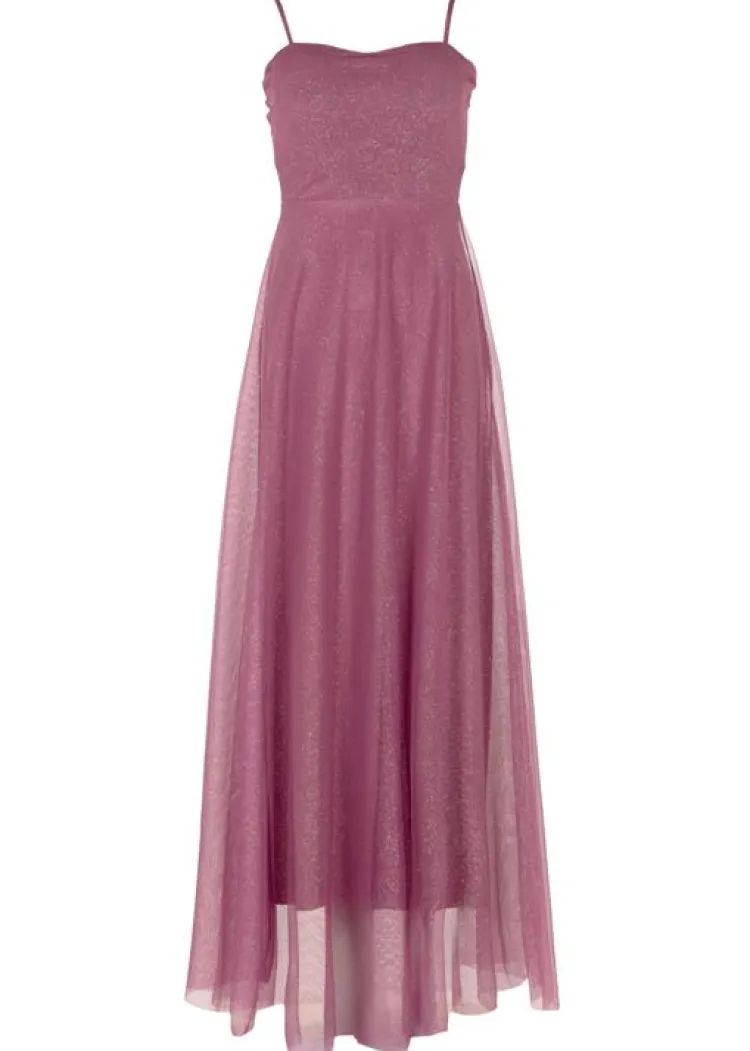 Freebird Jurk Delfine F-Jer-Mesh-Glitter-25-1 Roze Clearance