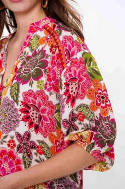 Geisha Blouse 53202-20 Hot