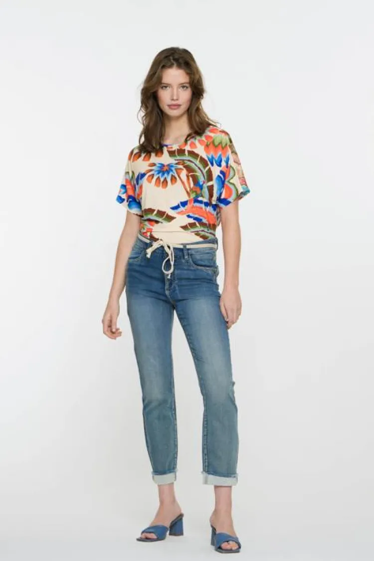 Geisha Jeans 51004-10 Blauw Sale