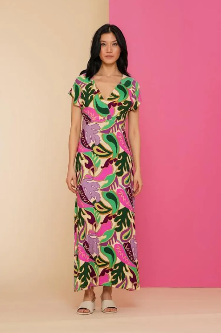Geisha Jurk 47135-60 JANE Paars