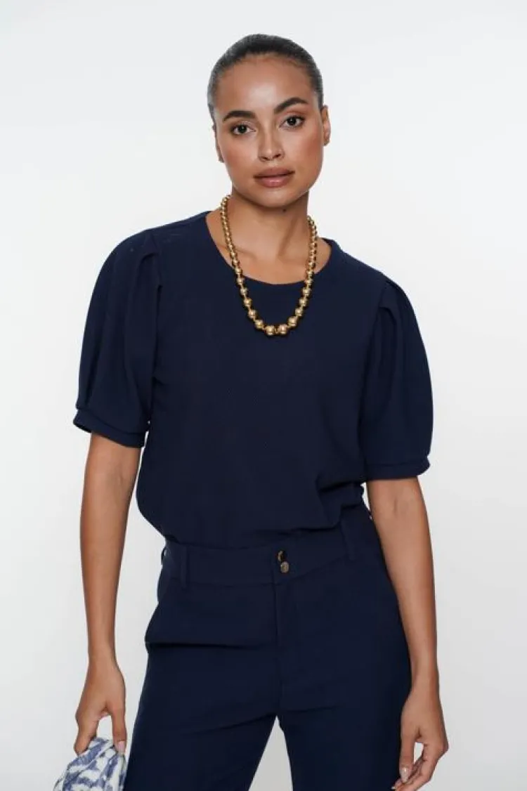 Geisha Top 52082-21 Blauw
