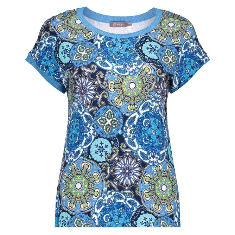 Geisha T-Shirt 42053-60 SARAH Blauw Sale