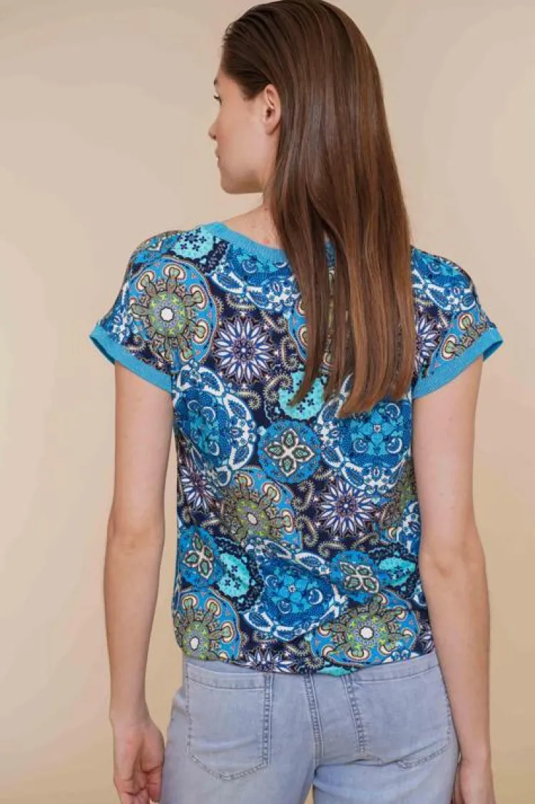 Geisha T-Shirt 42053-60 SARAH Blauw Sale