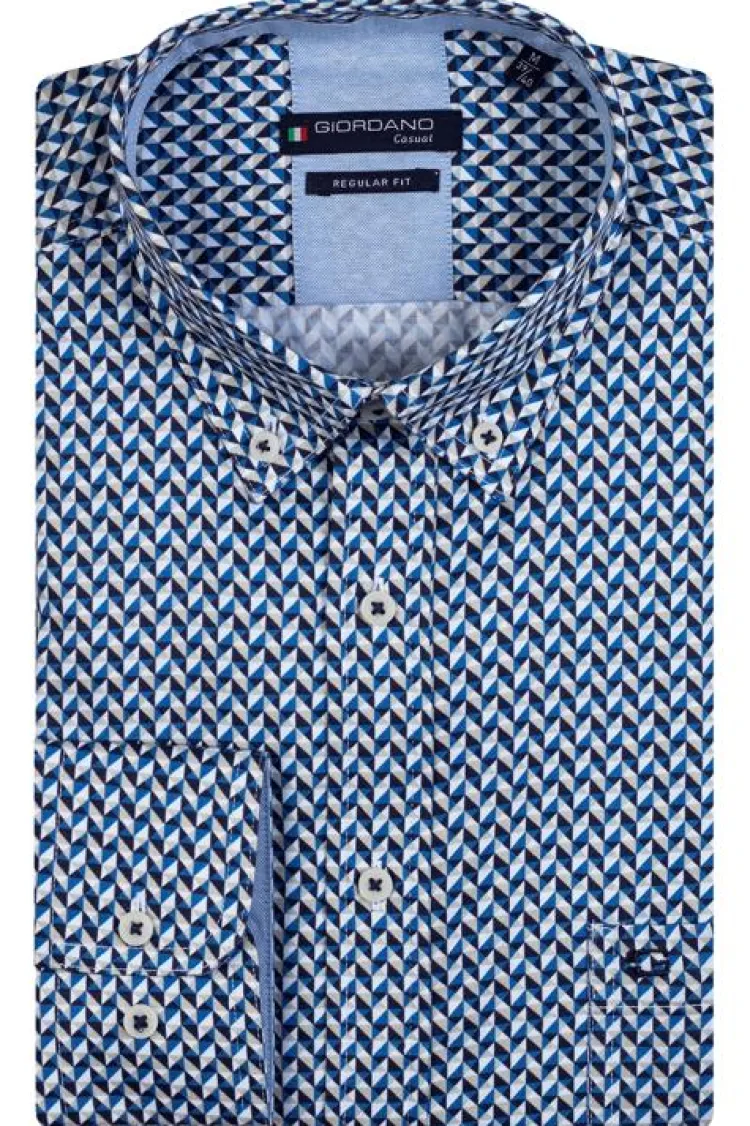 Giordano Overhemd 317026 Bruin Discount