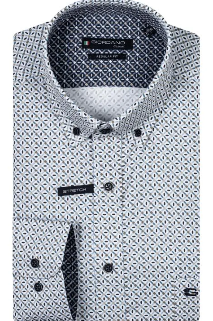 Giordano Overhemd 427012 Blauw New