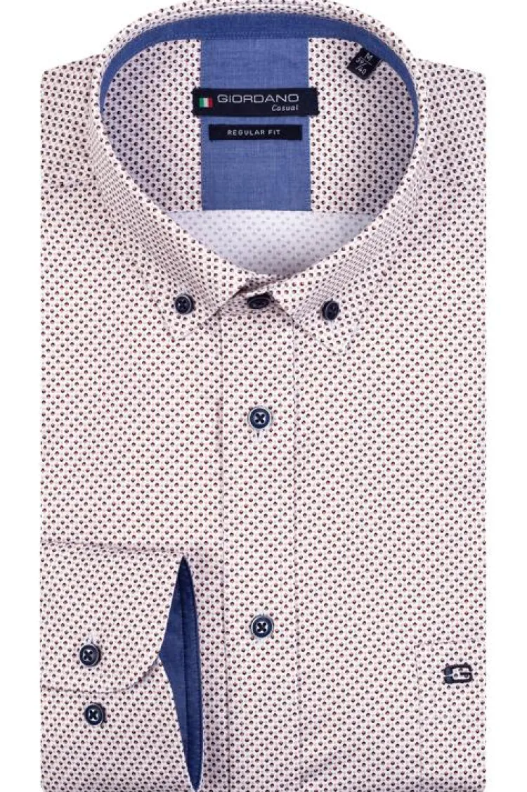 Giordano Overhemd 317038 Beige Hot