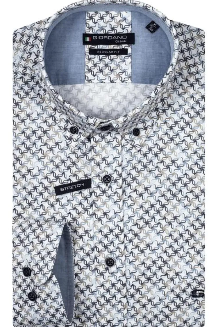 Giordano Overhemd 427011 Bruin Best