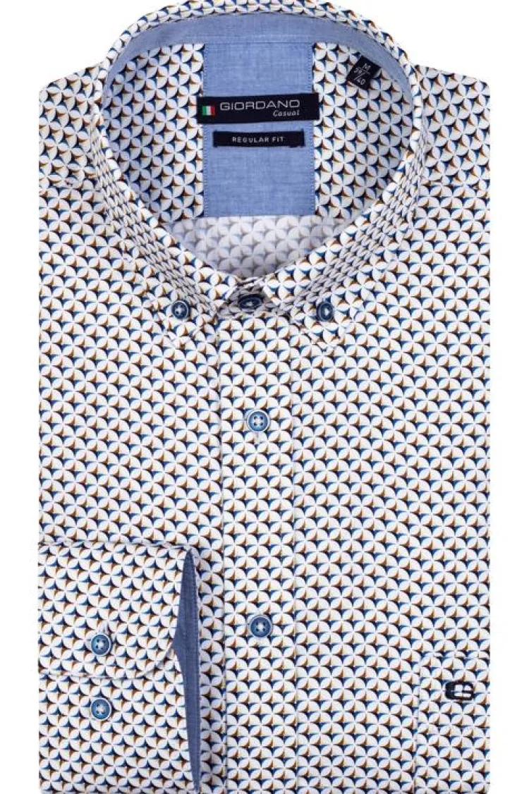 Giordano Overhemd 317011 Geel Hot