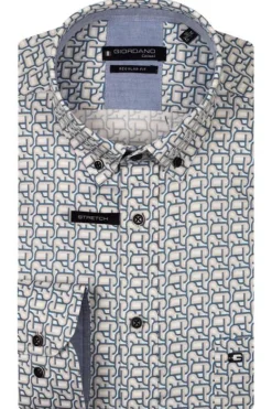 Giordano Overhemd 517017 Bruin Online