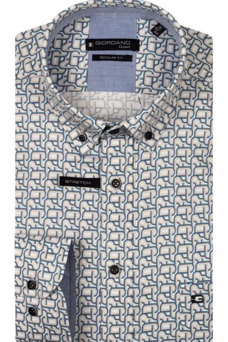 Giordano Overhemd 517017 Bruin Online