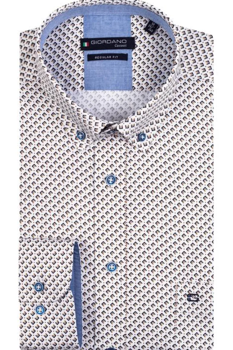 Giordano Overhemd 317015 Geel Outlet