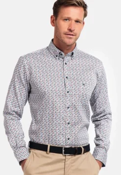 Giordano Overhemd 427015 Bruin Best