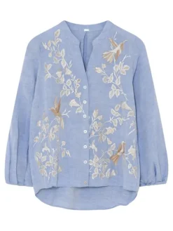 Gustav Blouse 56632 Blauw Clearance