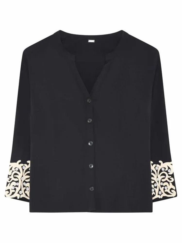 Gustav Blouse Zwart 54631 7436 Sale