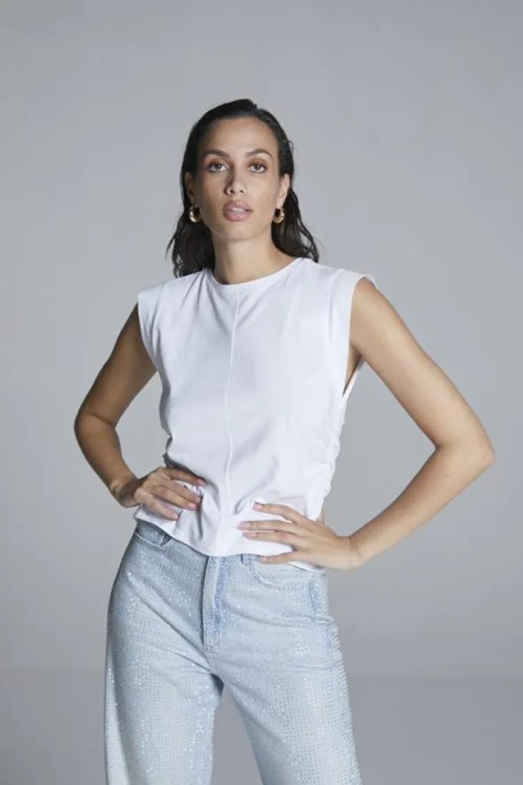 Homage Top H-CS25M106 Wit Online