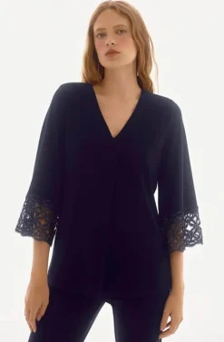 Joseph Ribkoff Blouse Blauw 251785 Clearance